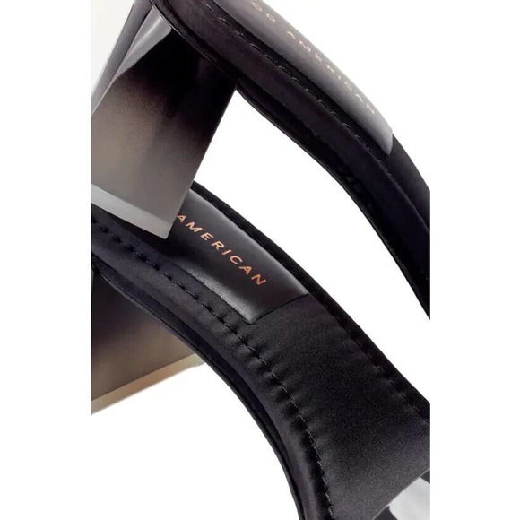 Good American Block Heel Slide Sandals Women's Size 8 - Picture 5 of 12